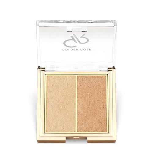 Golden Rose So Glow Highlighter Duo Sunshine 102 6.4gr - Διπλό Highlighter Για Λάμψη Προσώπου & Σώματος