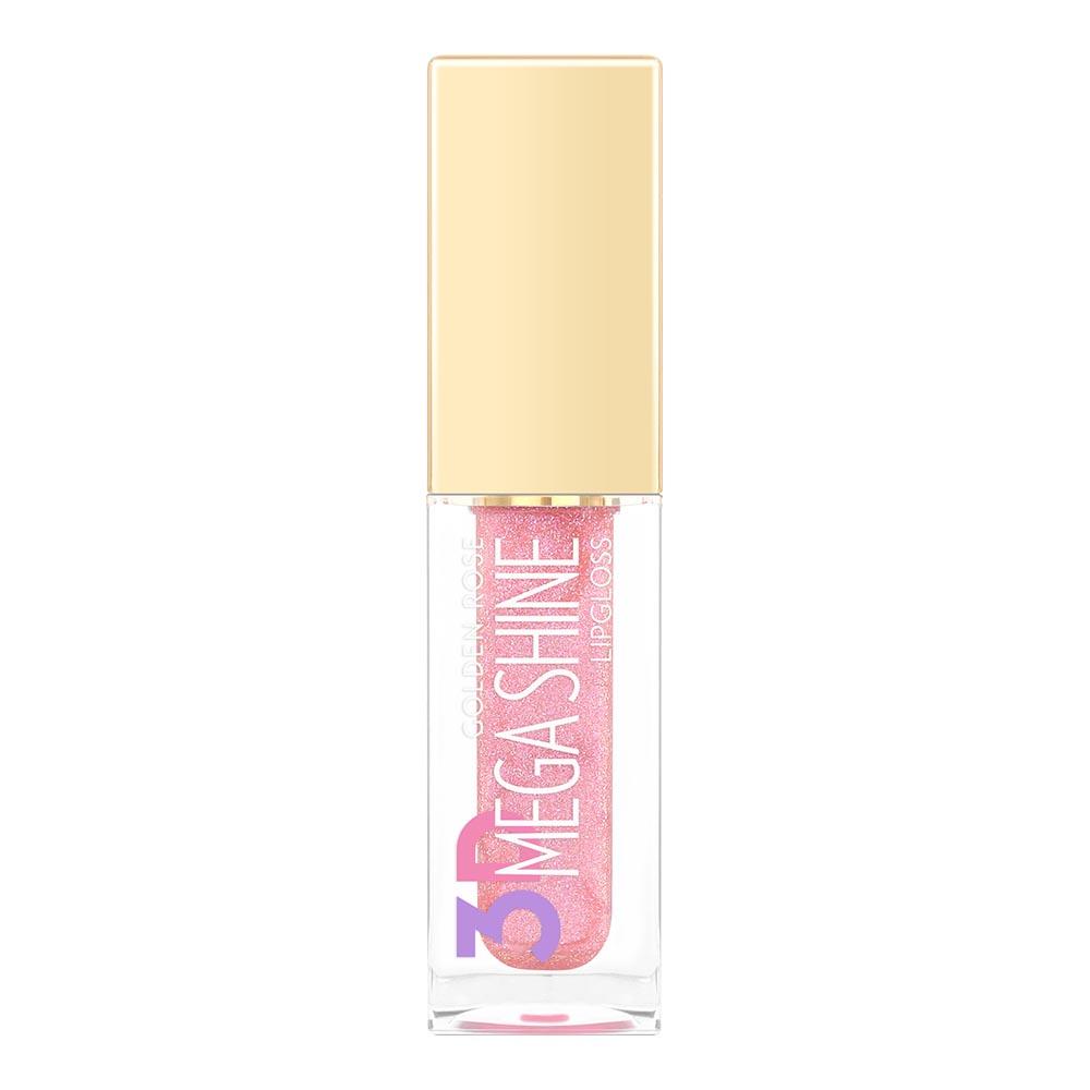 Golden Rose 3D Mega Shine Lipgloss Sparkle 121 5.2ml – Ενυδατικό Lip Gloss Με Εφέ Όγκου