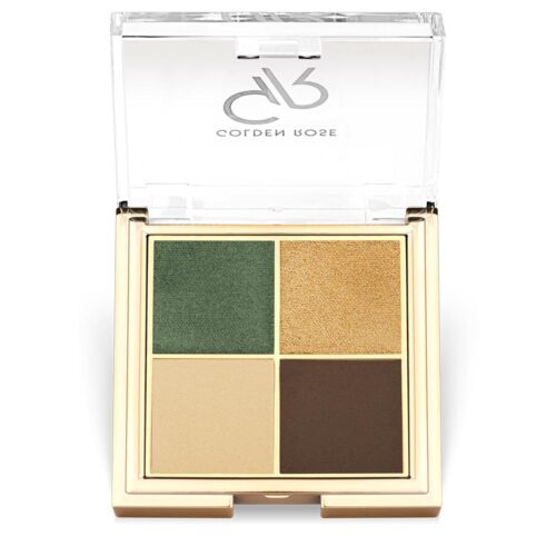 Golden Rose Quattro Eyeshadow Palette Royal Jungle 02 8.8gr - Παλέτα Σκιών Με 4 Αποχρώσεις
