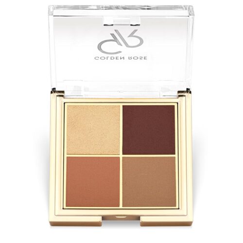 Golden Rose Quattro Eyeshadow Palette Sunset Date 06 8.8gr - Παλέτα Σκιών Με 4 Αποχρώσεις