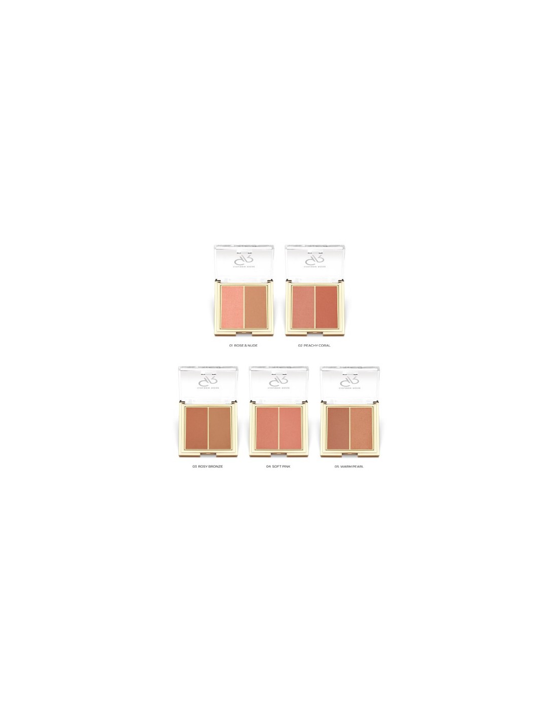 Golden Rose Iconic Blush Duo Warm Pearl 05 6gr