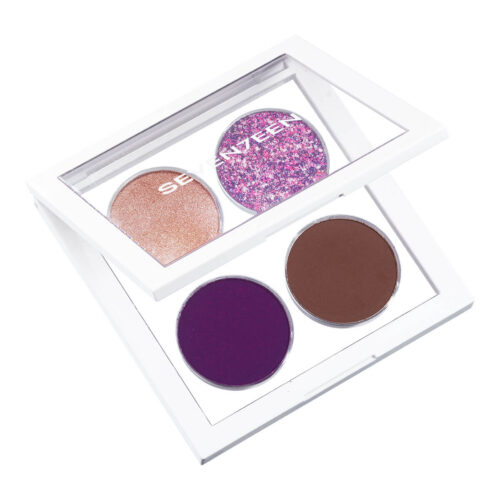 Seventeen Vibrant Eyes Quad Palette 03 Purple Pop 7.6gr - Limited Edition Παλέτα Με 4 σκιές