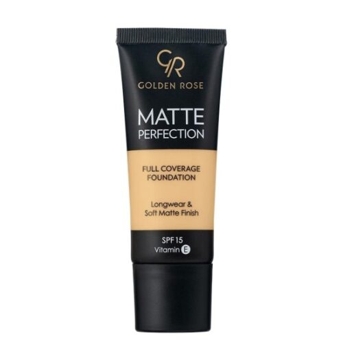 Golden Rose Matte Perfection Full Coverage Foundation W3 35ml – Make-up Για Υψηλή Κάλυψη