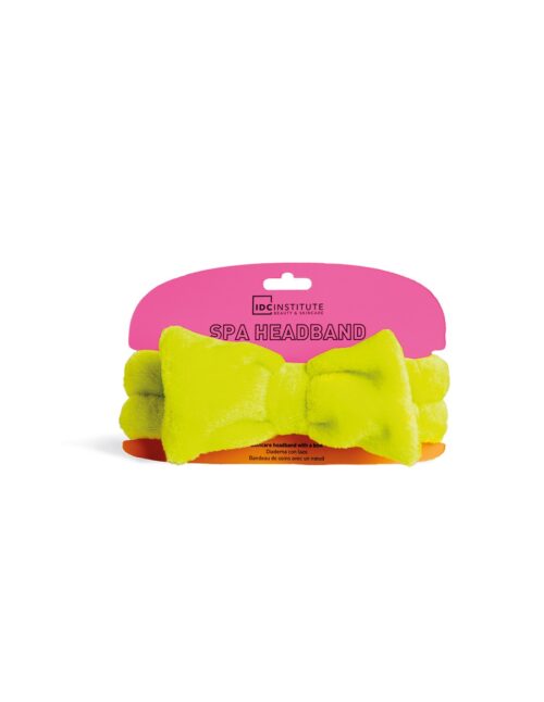 IDC Institute Neon Spa Headband - Κορδέλα Μακιγιάζ Κίτρινη