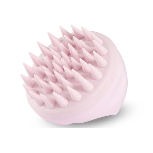 IDC Institute Shampoo Massage Brush Pink - Βούρτσα Σιλικόνης Για Μασάζ Κεφαλής Ροζ