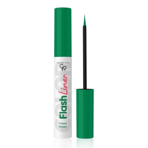 Golden Rose Flash Liner Colored Eyeliner Forest Green 102 3.5ml - Υγρό Eyeliner Πράσινο