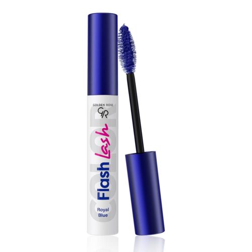 Golden Rose Flash Lash Colored Mascara  Royal Blue 04 9ml - Μάσκαρα Για Διαχωρισμό & Όγκο Μπλε