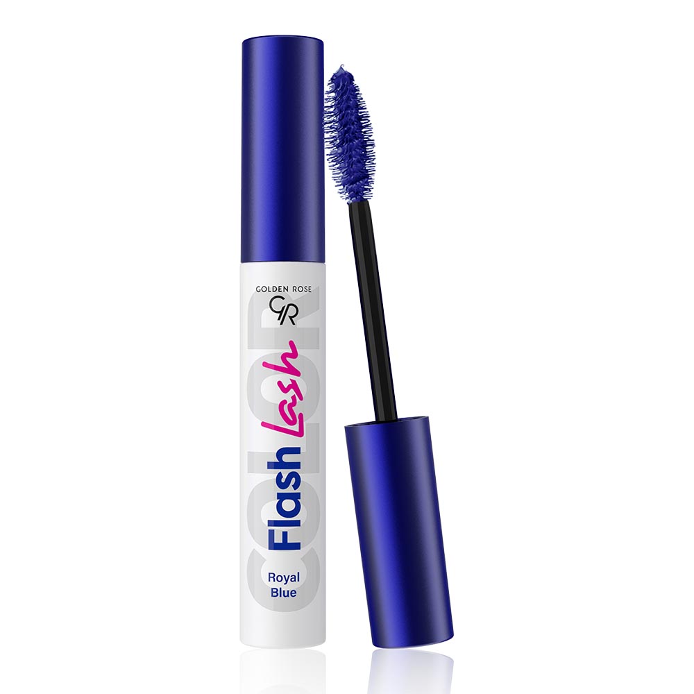 Golden Rose Flash Lash Colored Mascara  Royal Blue 04 9ml - Μάσκαρα Για Διαχωρισμό & Όγκο Μπλε