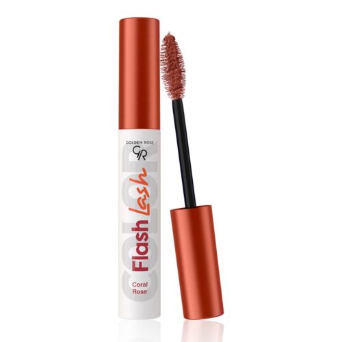 Golden Rose Flash Lash Colored Mascara Coral Rose 06 9ml - Μάσκαρα Για Διαχωρισμό & Όγκο Ροζ Κοραλλί
