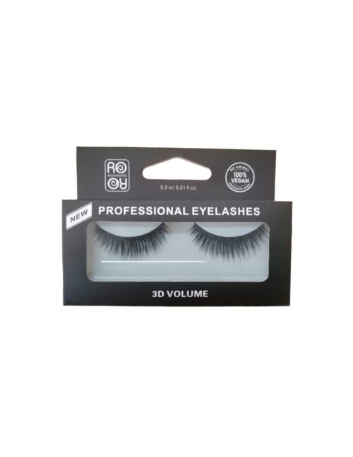 Ro Accessories Βλεφαρίδες Με Κόλλα 3D Volume EY167