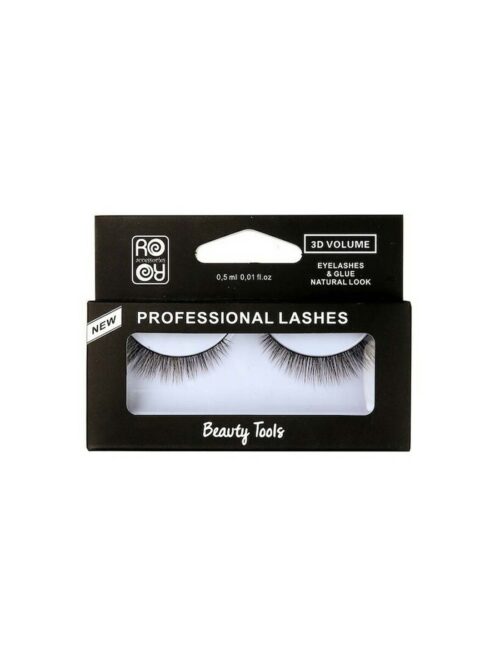 Ro Accessories Βλεφαρίδες Με Κόλλα 3D Volume EY148