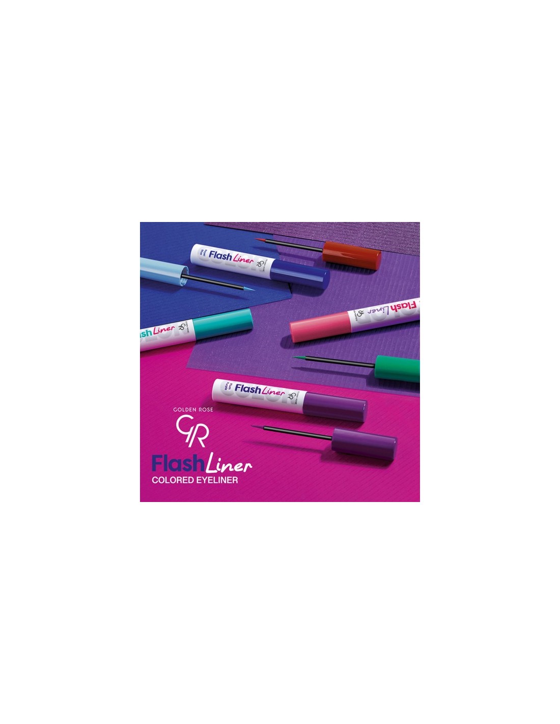 Golden Rose Flash Liner Colored Eyeliner Coral Rose 106 3.5ml
