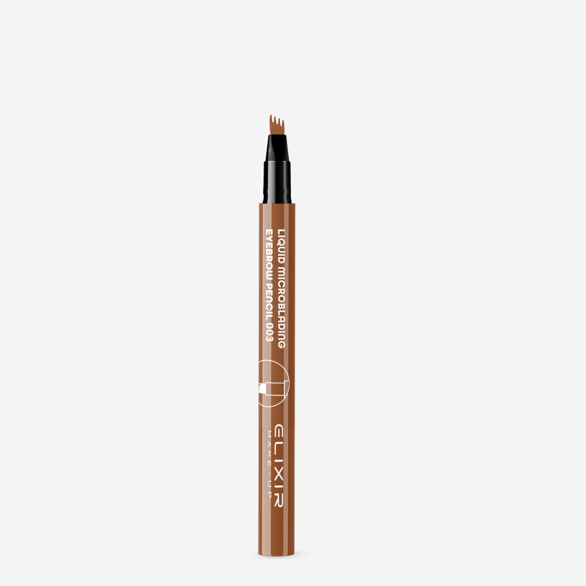 Elixir Liquid Microblading Eyebrow Pencil #003 Honey Auburn 2ml - Μαρκαδόρος Φρυδιών - Image 2
