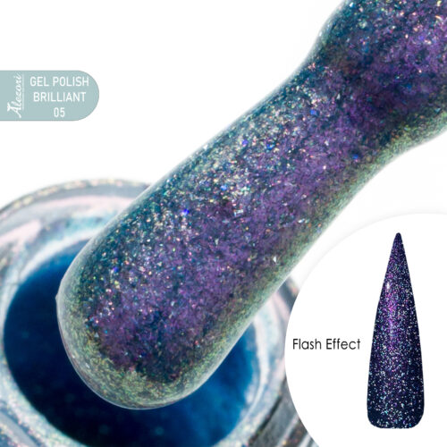 Alezori Gel Polish Brilliant Flash Effect 05 15ml