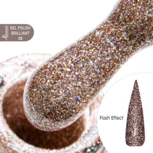 Alezori Gel Polish Brilliant Flash Effect 08 15ml