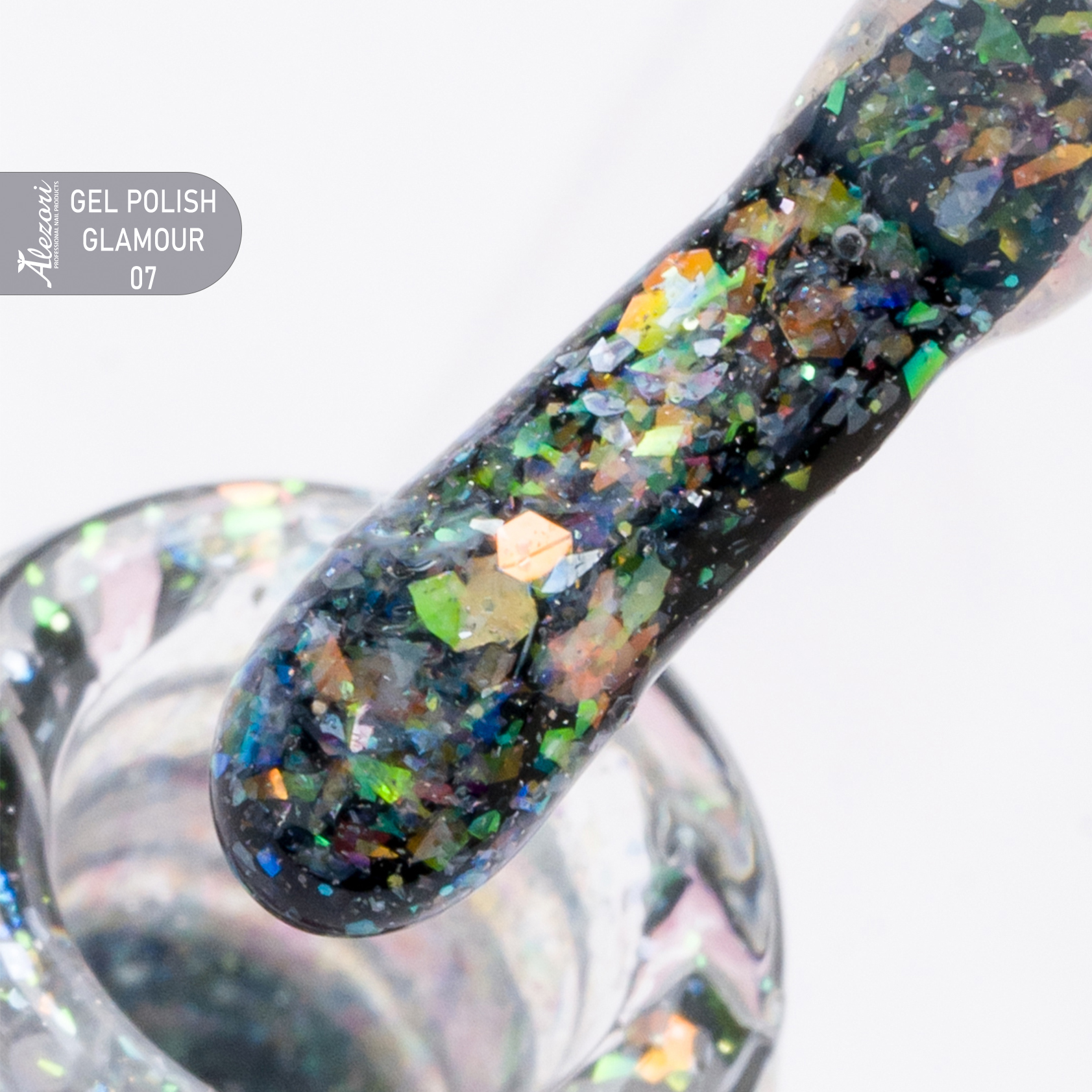 Alezori Gel Polish Glamour 07 No2008 Glitter 15ml