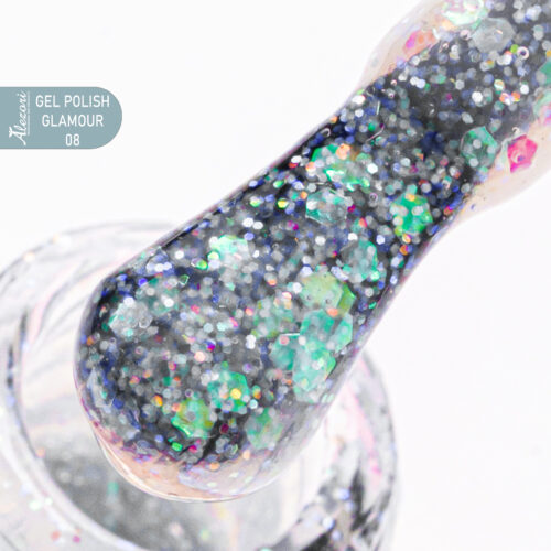Alezori Gel Polish Glamour 08 No731 Glitter 15ml