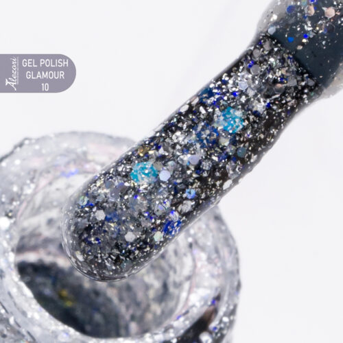 Alezori Gel Polish Glamour 10 No2002 Glitter 15ml