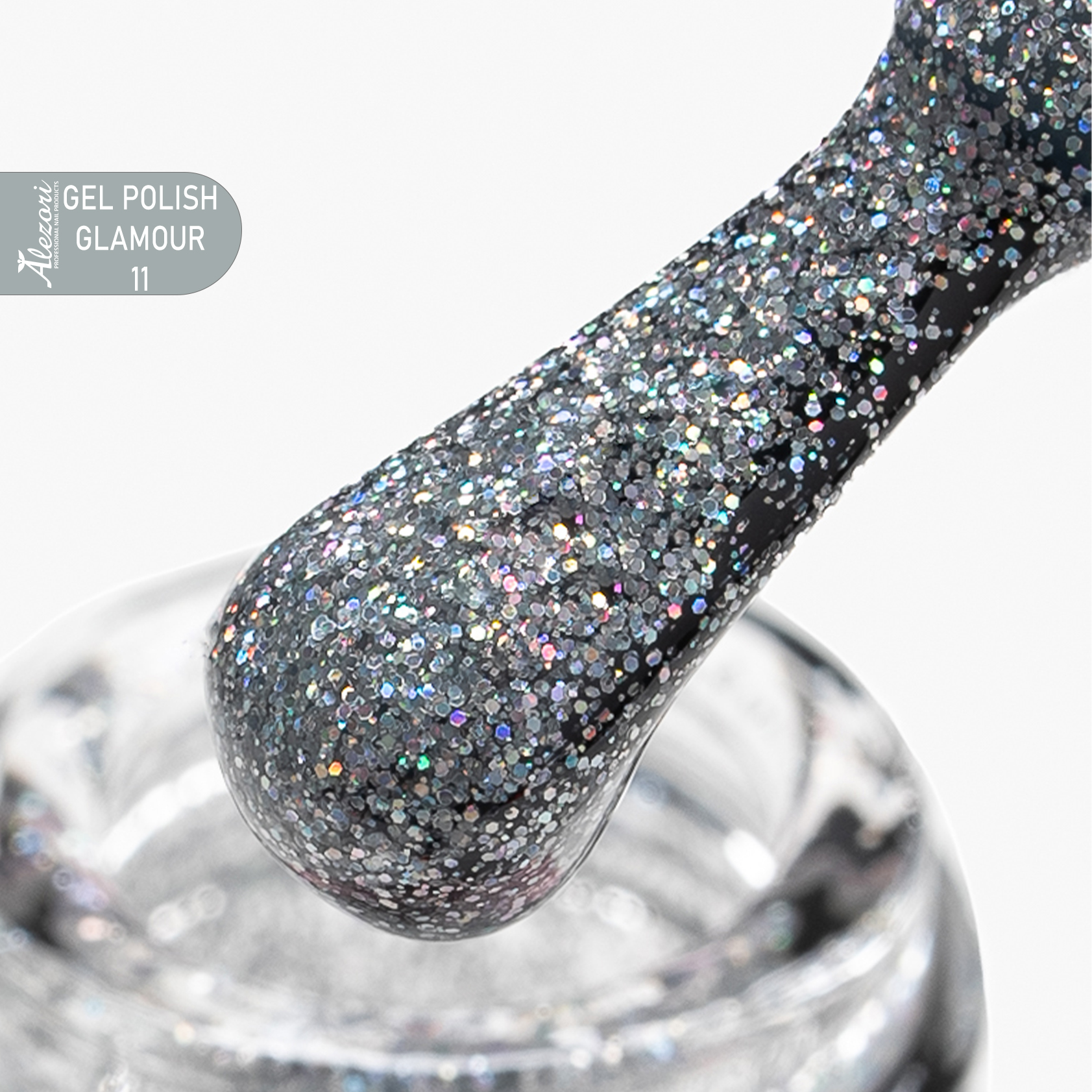 Alezori Gel Polish Glamour 11 No003 Glitter 15ml