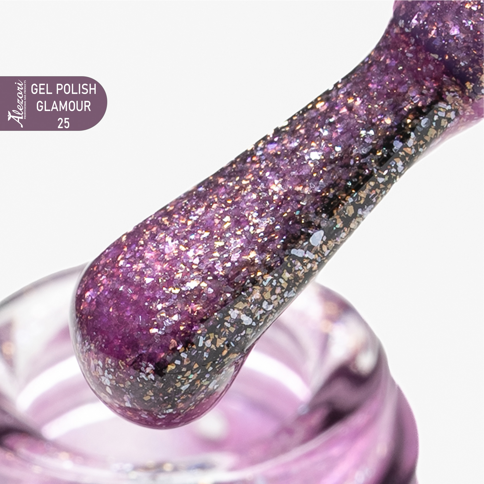 Alezori Gel Polish Glamour 25 No563 Shimmer 15ml