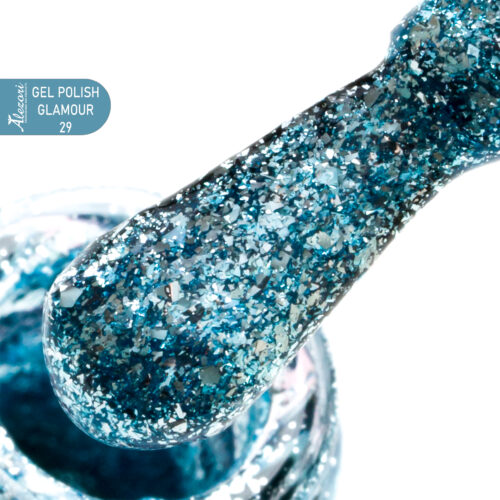 Alezori Gel Polish Glamour 29 No010 Glitter 15ml