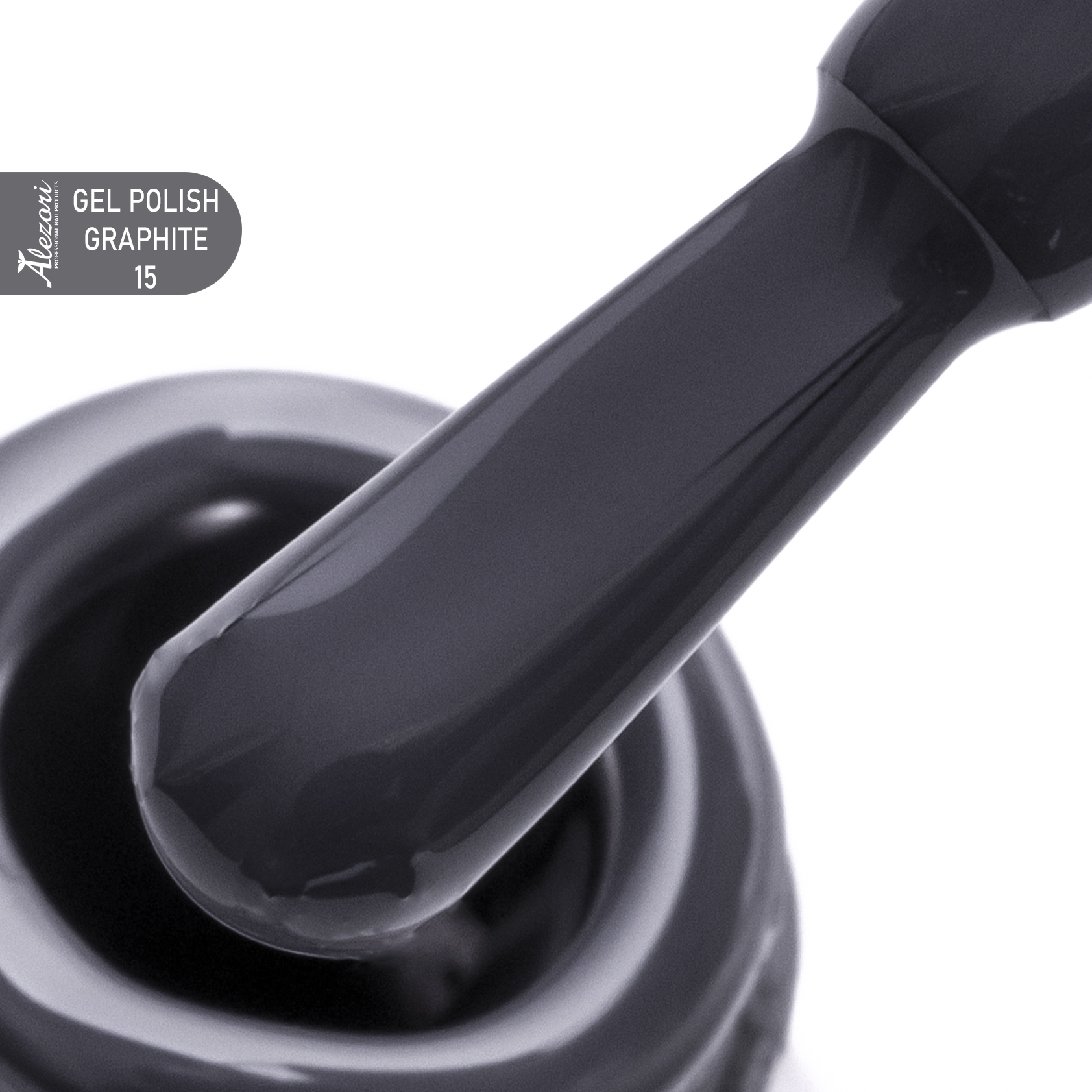 Alezori Gel Polish Graphite 15 15ml