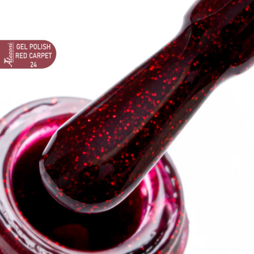 Alezori Gel Polish Red Carpet 24 No4000 Glitter 15ml