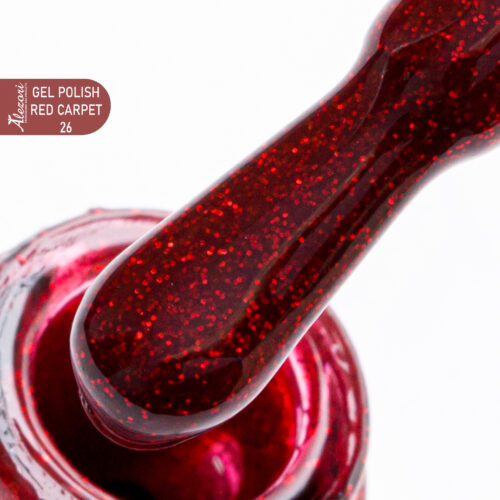 Alezori Gel Polish Red Carpet 26 No3999 Glitter 15ml