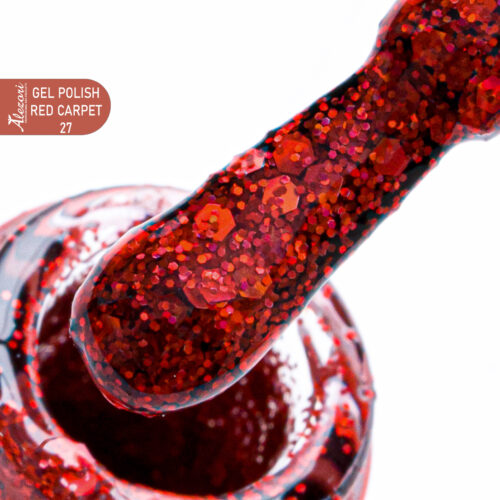 Alezori Gel Polish Red Carpet 27 No603 Glitter Με Παγιέτα 15ml