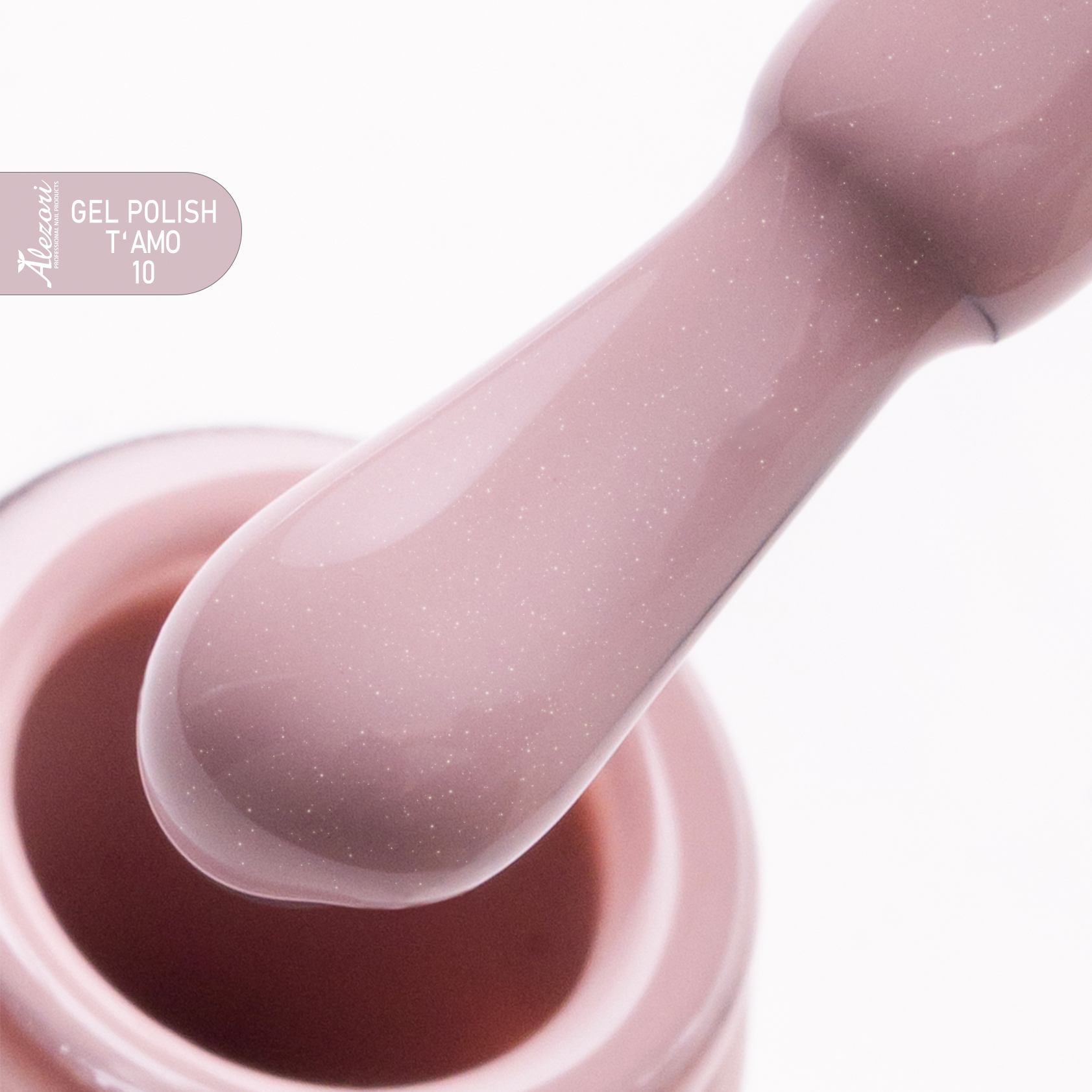 Alezori Gel Polish T’amo 10 No3848 Shimmer 15ml