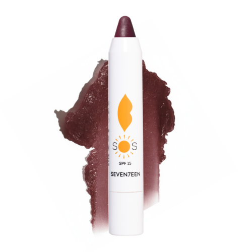 Seventeen Sos Lip Repair SPF15 06 Plum 2.6gr - Κρεμώδες Lip Balm Για Ενυδάτωση & Προστασία