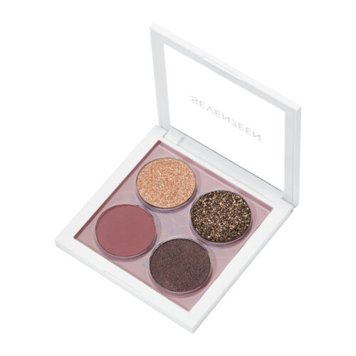 Seventeen Vibrant Eyes Quad Palette 07 Nude Poetry 7.3gr - Limited Edition Παλέτα Με 4 σκιές