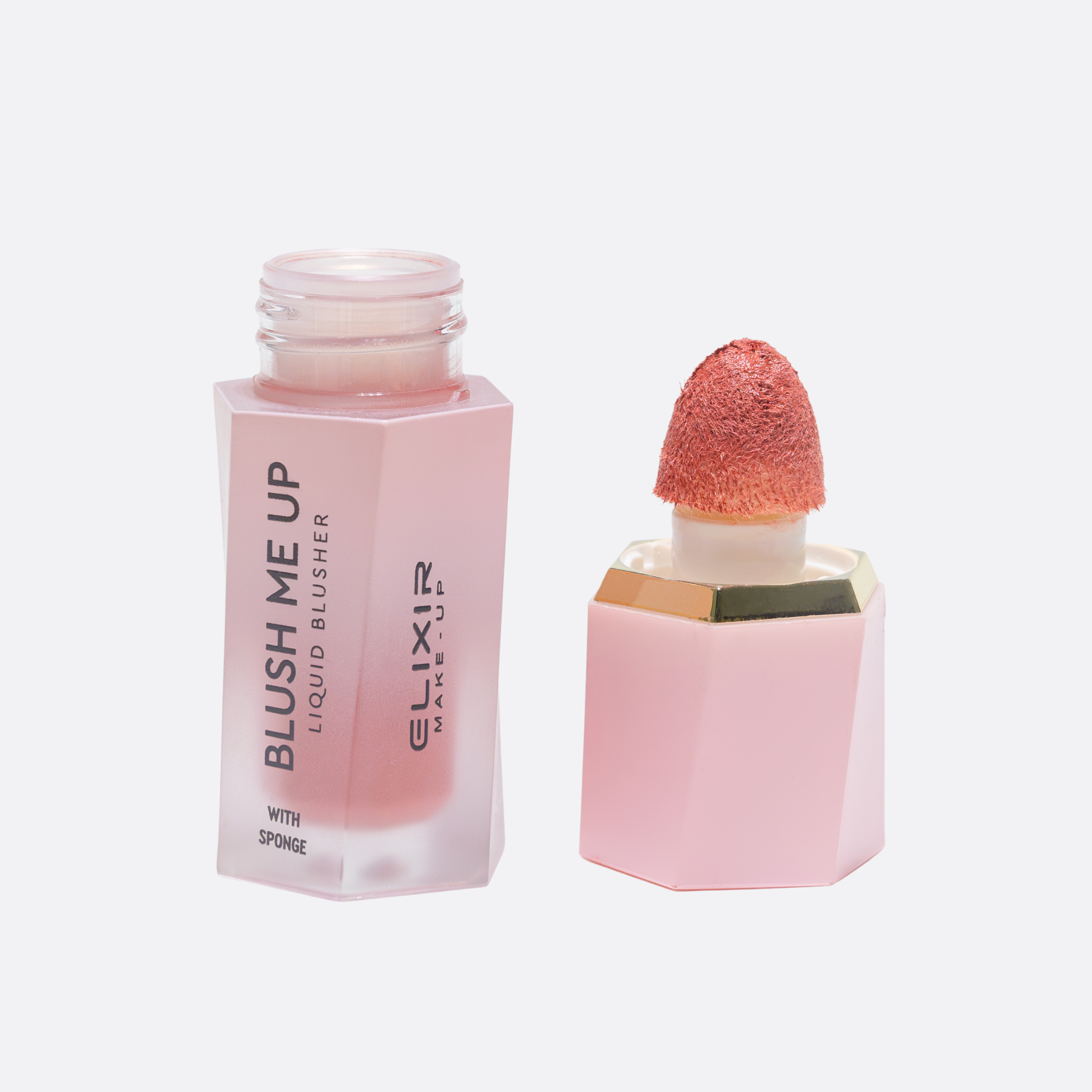 Elixir Blush Me Up Liquid Blusher With Sponge #202 - Υγρό Ρουζ Με Σφουγγαράκι