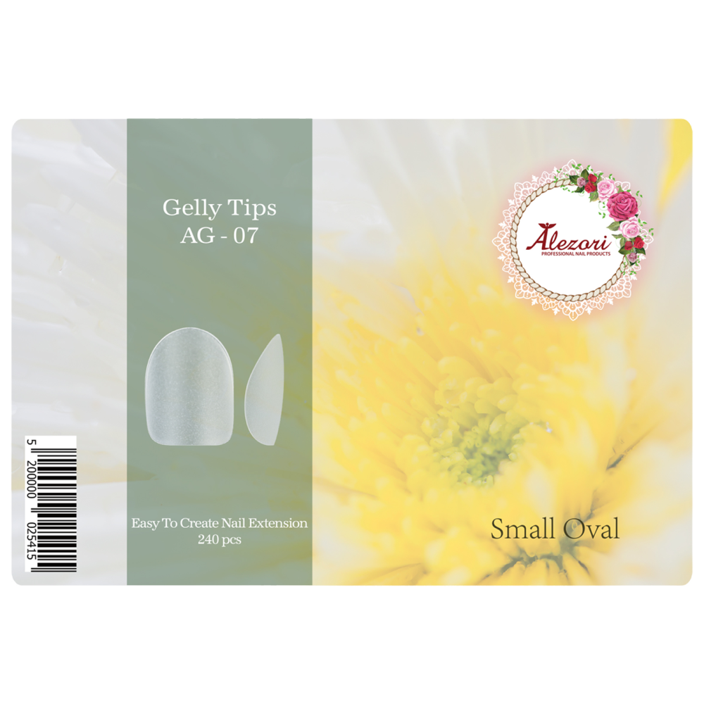 Alezori Gelly Tips AG-07 Small Oval 240τεμ.