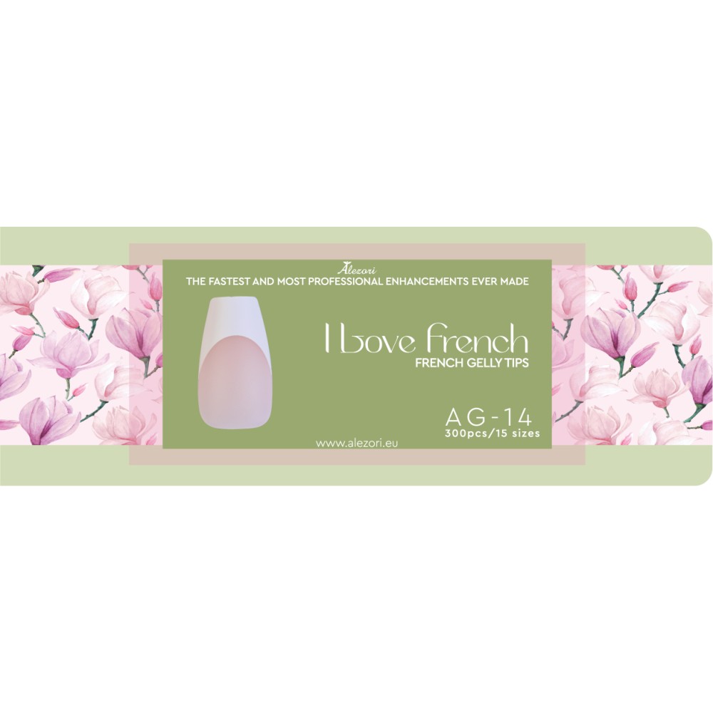 Alezori French Gelly Tips AG-14 300τεμ.
