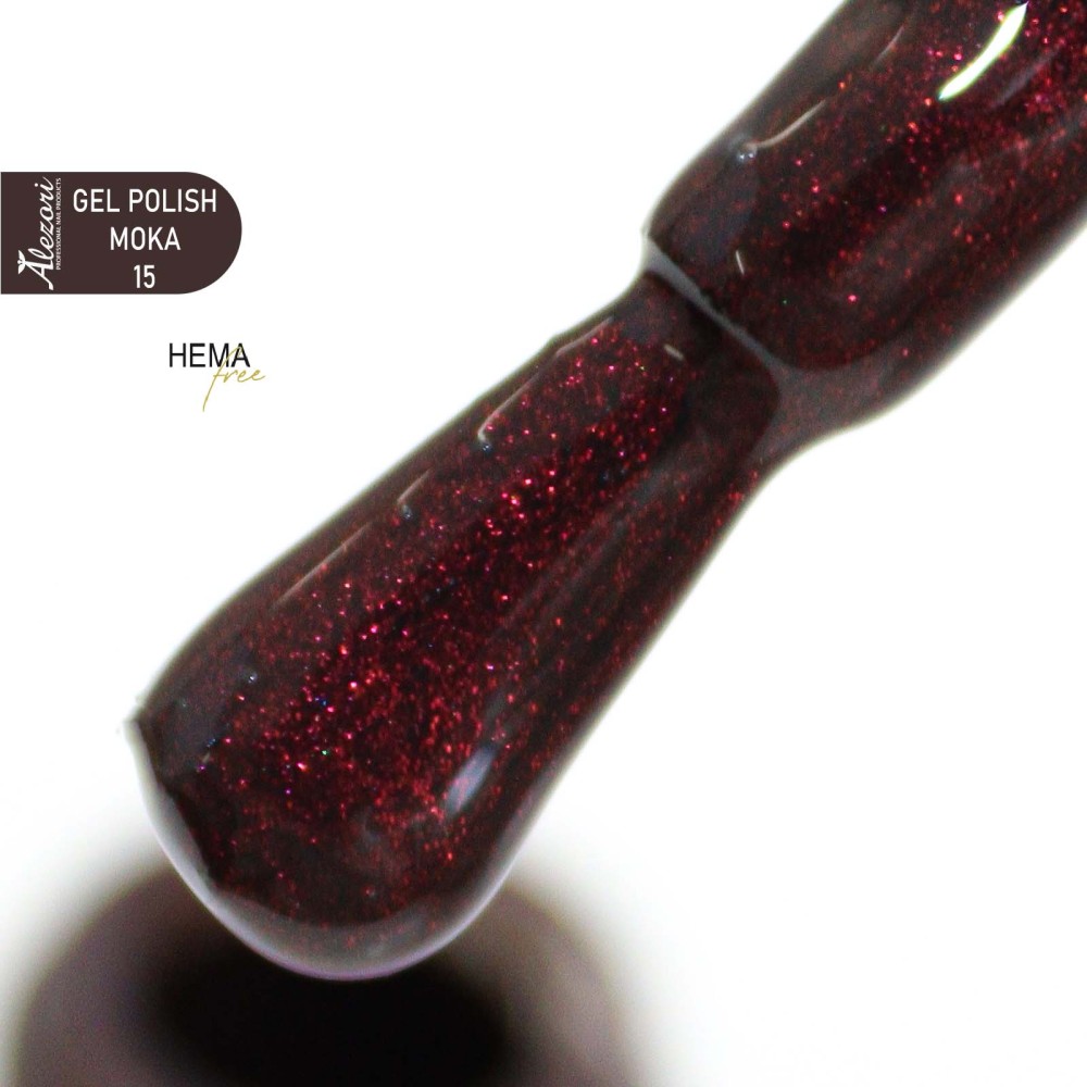 Alezori Gel Polish Moka 15 Hema Free 15ml