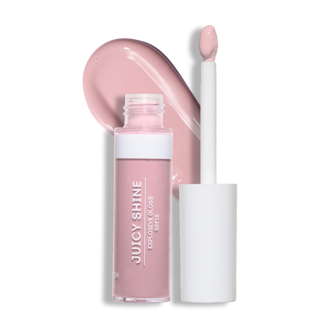 Seventeen Juicy Shine Explosive Gloss SPF15 18 Pink Cloud 10ml - Ενυδατικό lip gloss