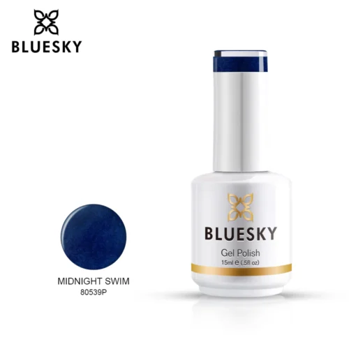 Bluesky Ημιμόνιμο Βερνίκι Νυχιών Midnight Swim 80539 15ml