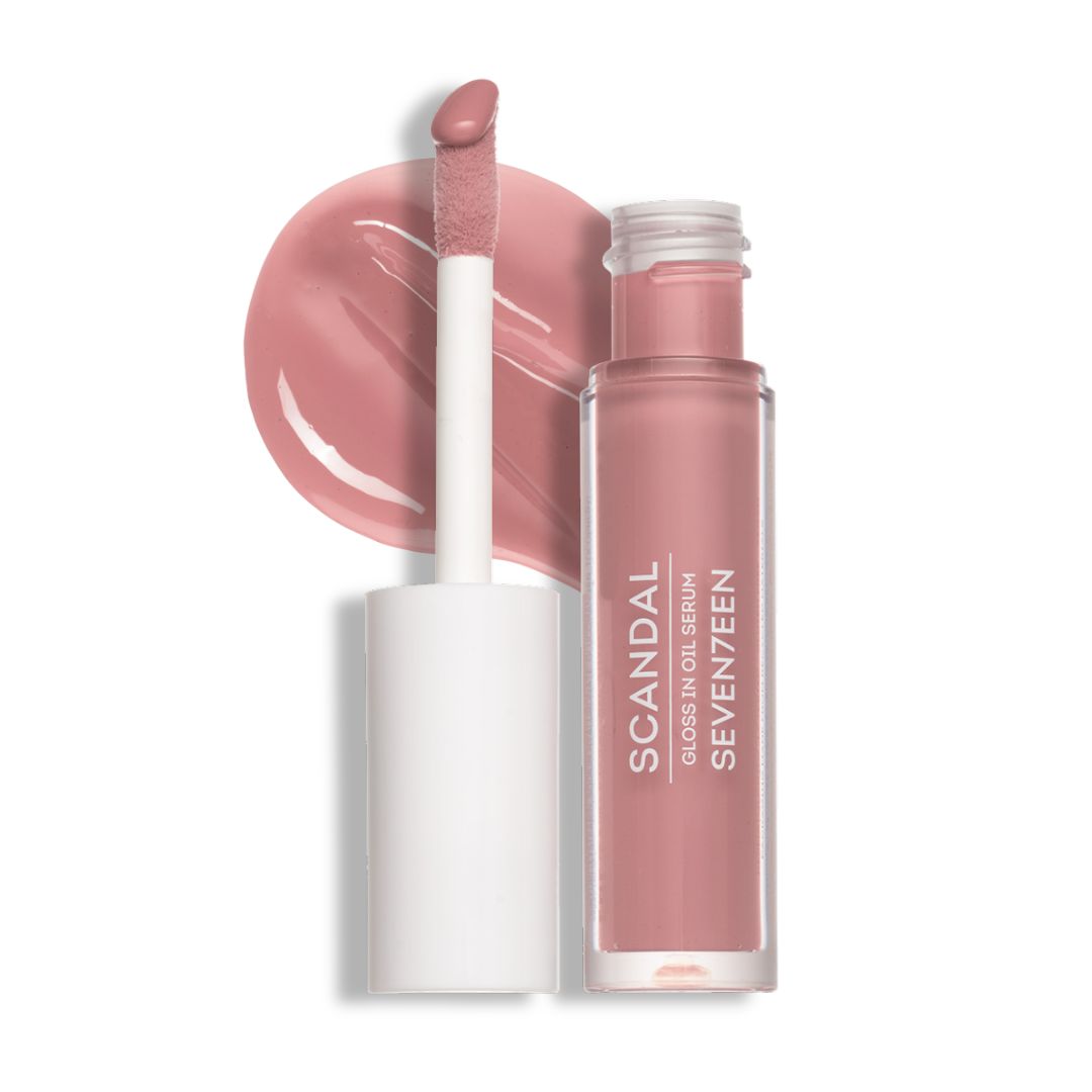 Seventeen Scandal Gloss In Oil Serum Pale Pink 01 5ml - Έλαιο Ορός Χειλιών Για Περιποίηση & Έντονη Λάμψη