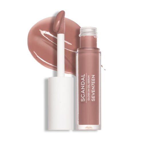 Seventeen Scandal Gloss in Oil Serum Nude Being 02 5ml - Έλαιο-Ορός Χειλιών Για Περιποίηση & Έντονη Λάμψη