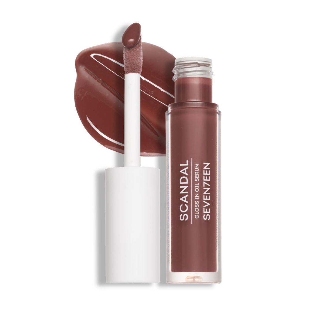 Seventeen Scandal Gloss in Oil Serum Mocca 04 5ml - Έλαιο-Ορός Χειλιών Για Περιποίηση & Έντονη Λάμψη
