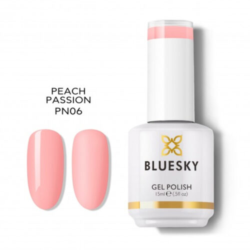 Bluesky Ημιμόνιμο Βερνίκι Νυχιών Peach Passion Neon PN06 15ml