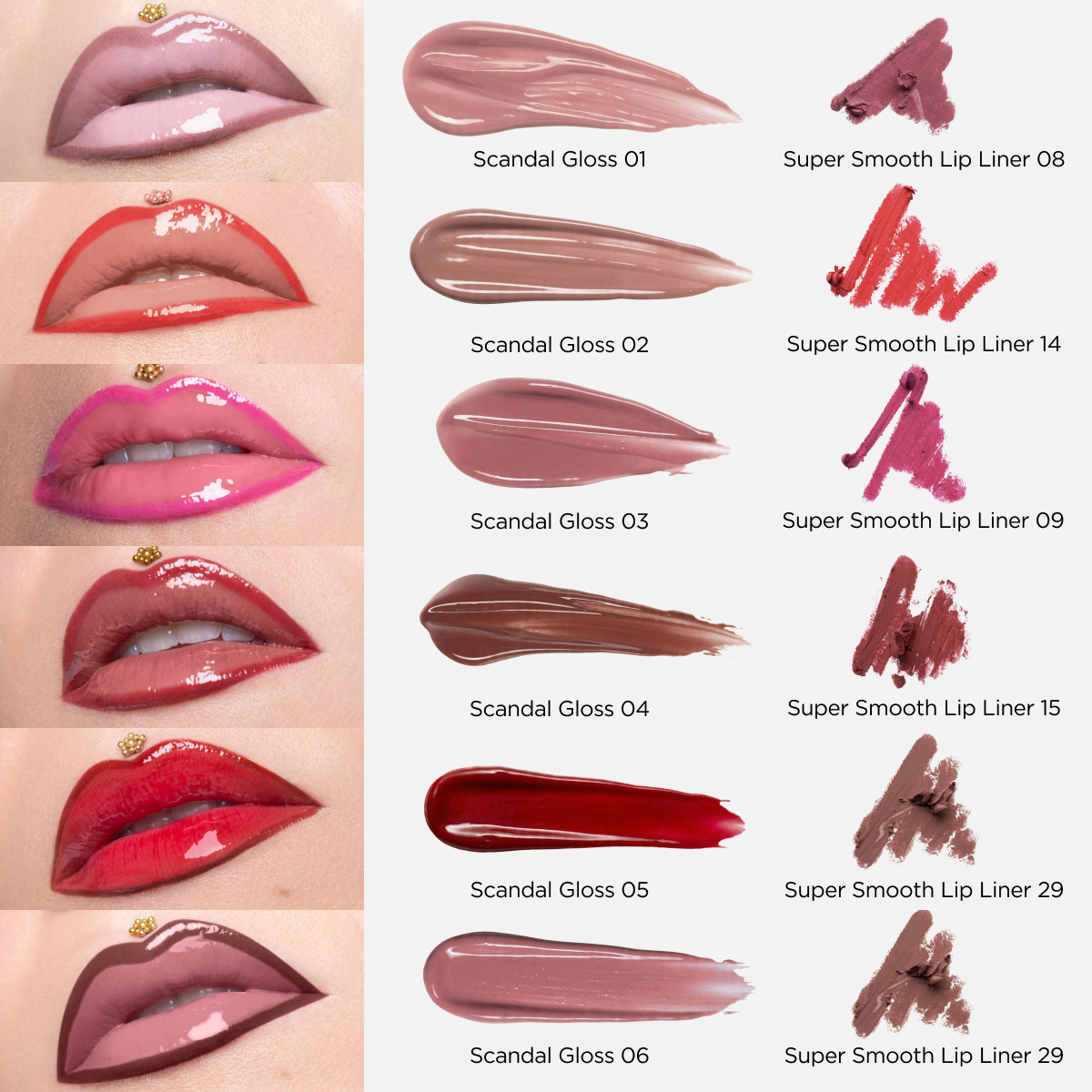 Seventeen Scandal Gloss in Oil Serum Rose 06 5ml - Έλαιο-Ορός Χειλιών Για Περιποίηση & Έντονη Λάμψη - Image 4