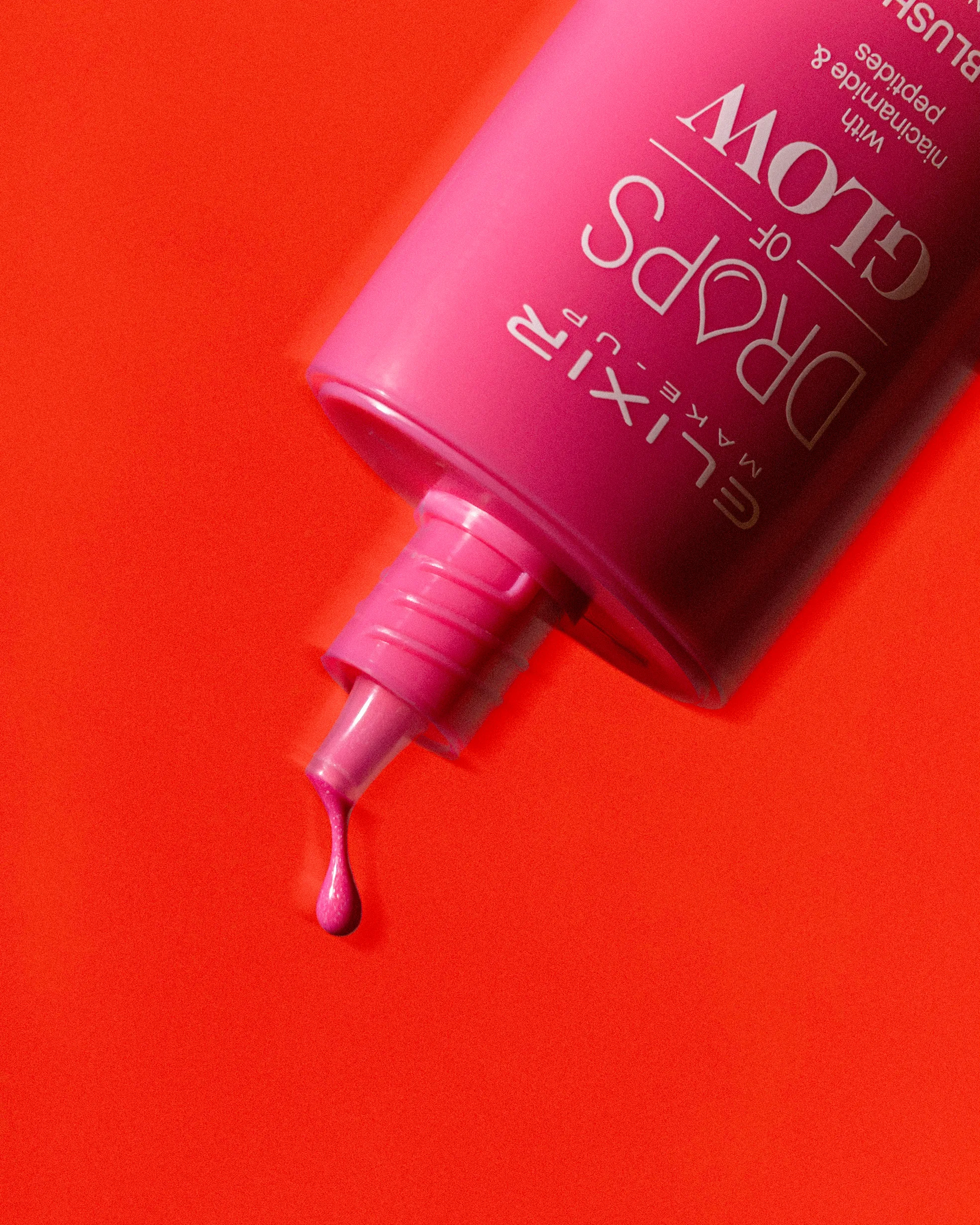 Elixir Drops Of Glow Blush 30ml - Υγρό Ρουζ Με Νιασιναμίδη Πεπτίδια & Υαλουρονικό Οξύ - Image 3