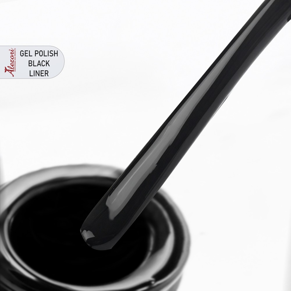 Alezori Gel Polish Black Liner 15ml