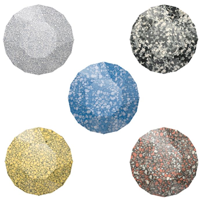 Trendy Στρας Νυχιών Swarovski Marble Μπλε SS6 50τεμ.
