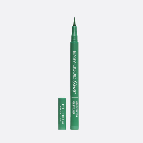 Elixir Easy Liquid Eyeliner #999B Green 1ml - Eyeliner Με Σατινέ Υφή Πράσινο