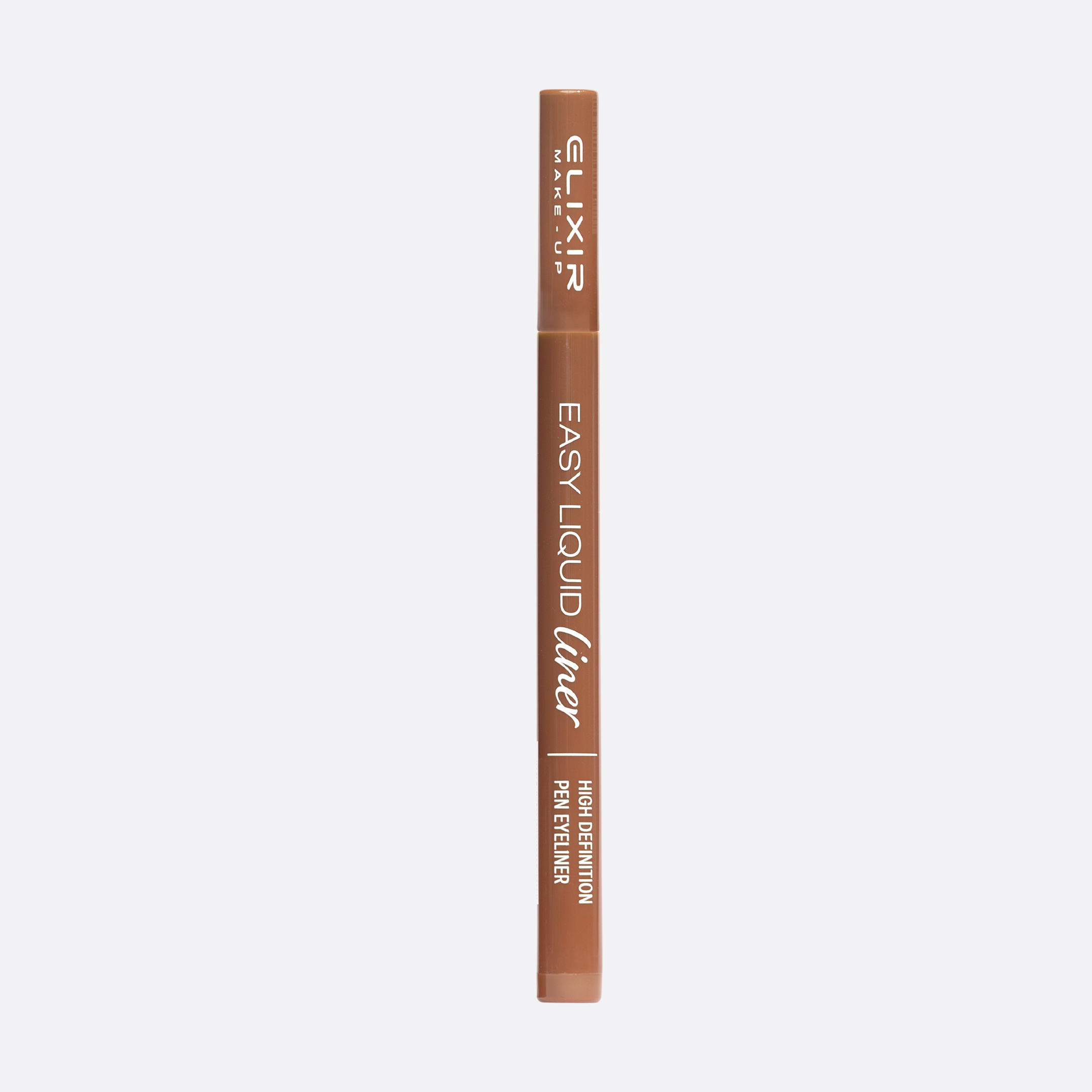 Elixir Easy Liquid Eyeliner #999D Brown 1ml - Eyeliner Με Σατινέ Υφή Καφέ - Image 2