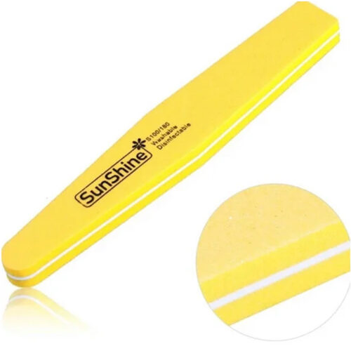 SunShine Λίμα Buffer Νυχιών Κίτρινο 100/180