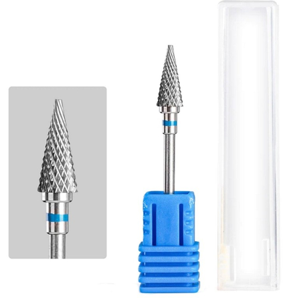 Φρέζα Τροχού Καρβιδίου Κωνική Μπλε